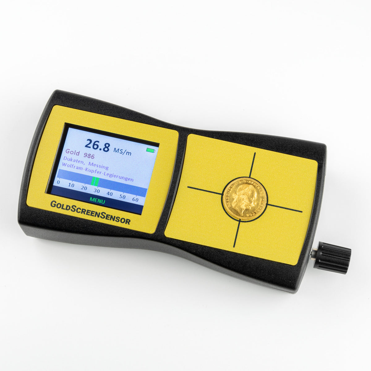 GoldScreenSensor professional gold tester for authenticating gold coins and precious metal bars