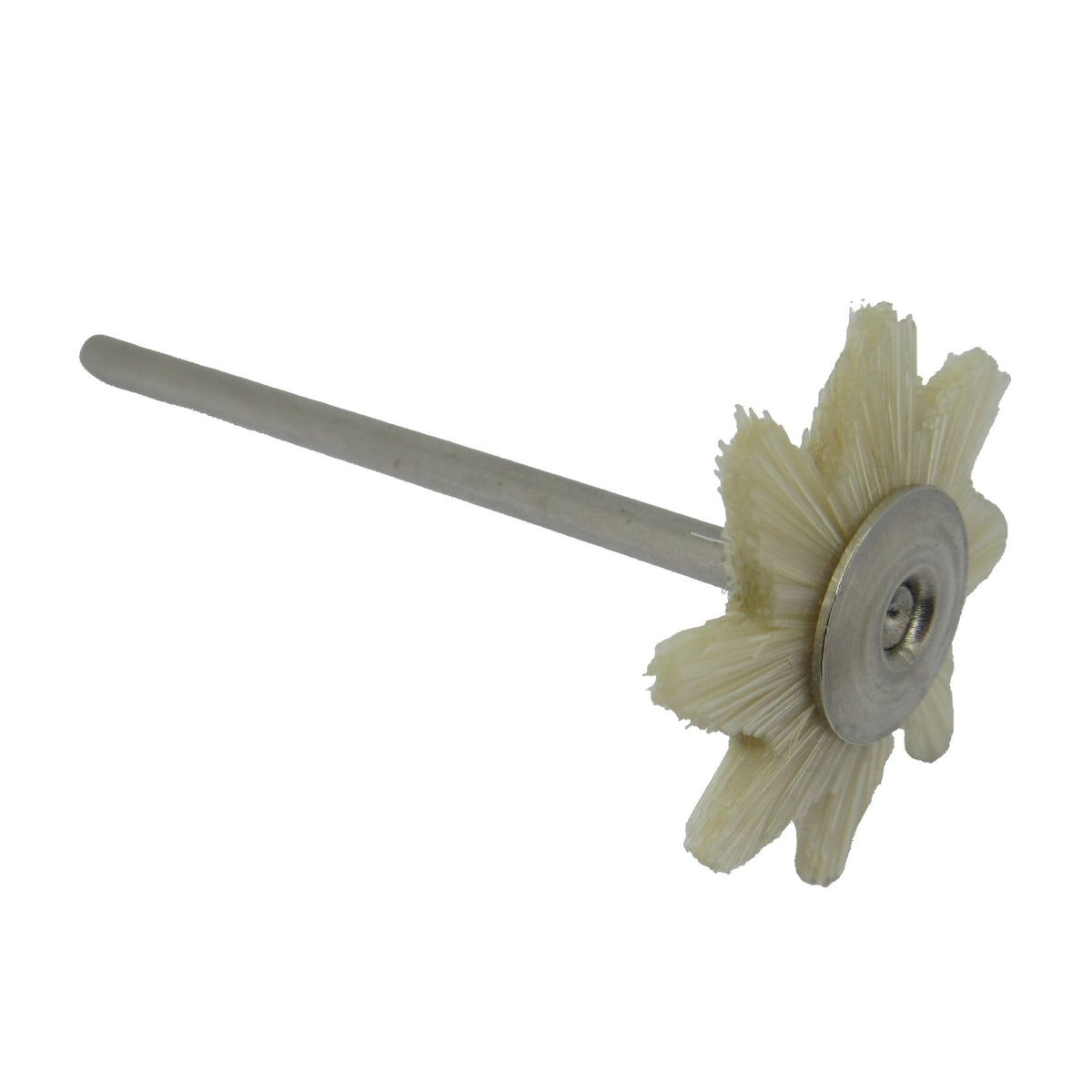 Mounted Bristle Hair Brush - White