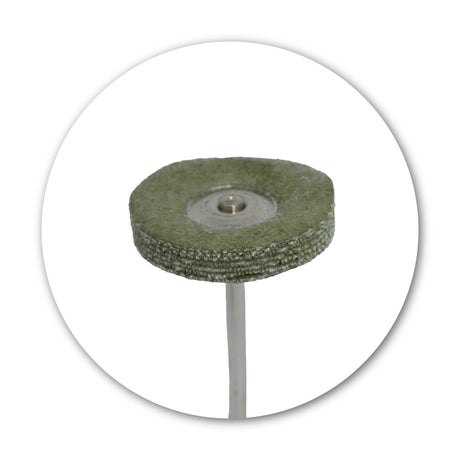 Hatho Cosima Soft Buff 22mm mounted jewelry polishing wheel