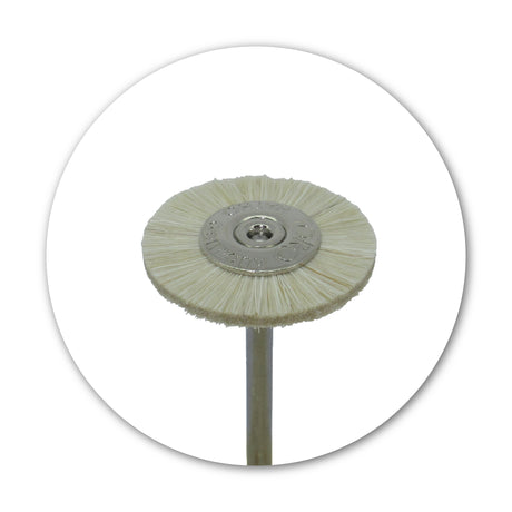 TORO Premium Goat Hair Jewelry Polishing Brush 19mm Front View