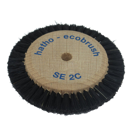 Hatho 2-row natural Chungking bristle brush for jewellery polishing