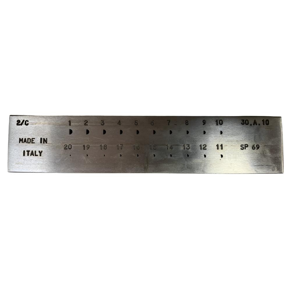 Half Round Steel Drawplates - Profile 60%