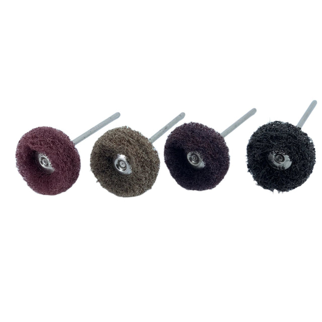 Scotch Brite Satin Buffs - Mounted