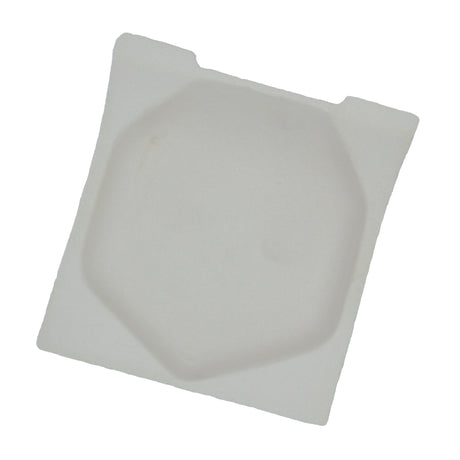 High temperature ceramic crucible 40mm x 85mm x 95mm