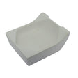 Square ceramic crucible high back 600g for gold melting