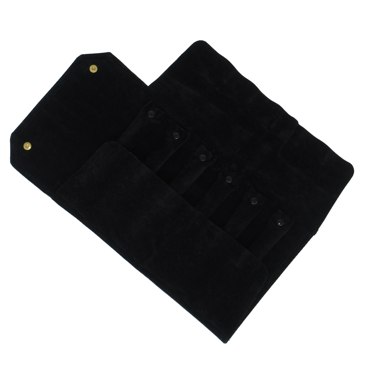 Elegant jewelry pouch for storing and displaying rings