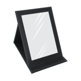 Large leather mirror for jewelry store showcase