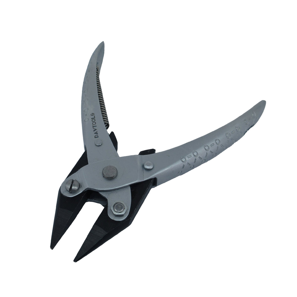 Smooth jaw parallel pliers for bending delicate wire