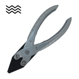 Parallel flat nose pliers 140mm with serrated jaws for jewellery making