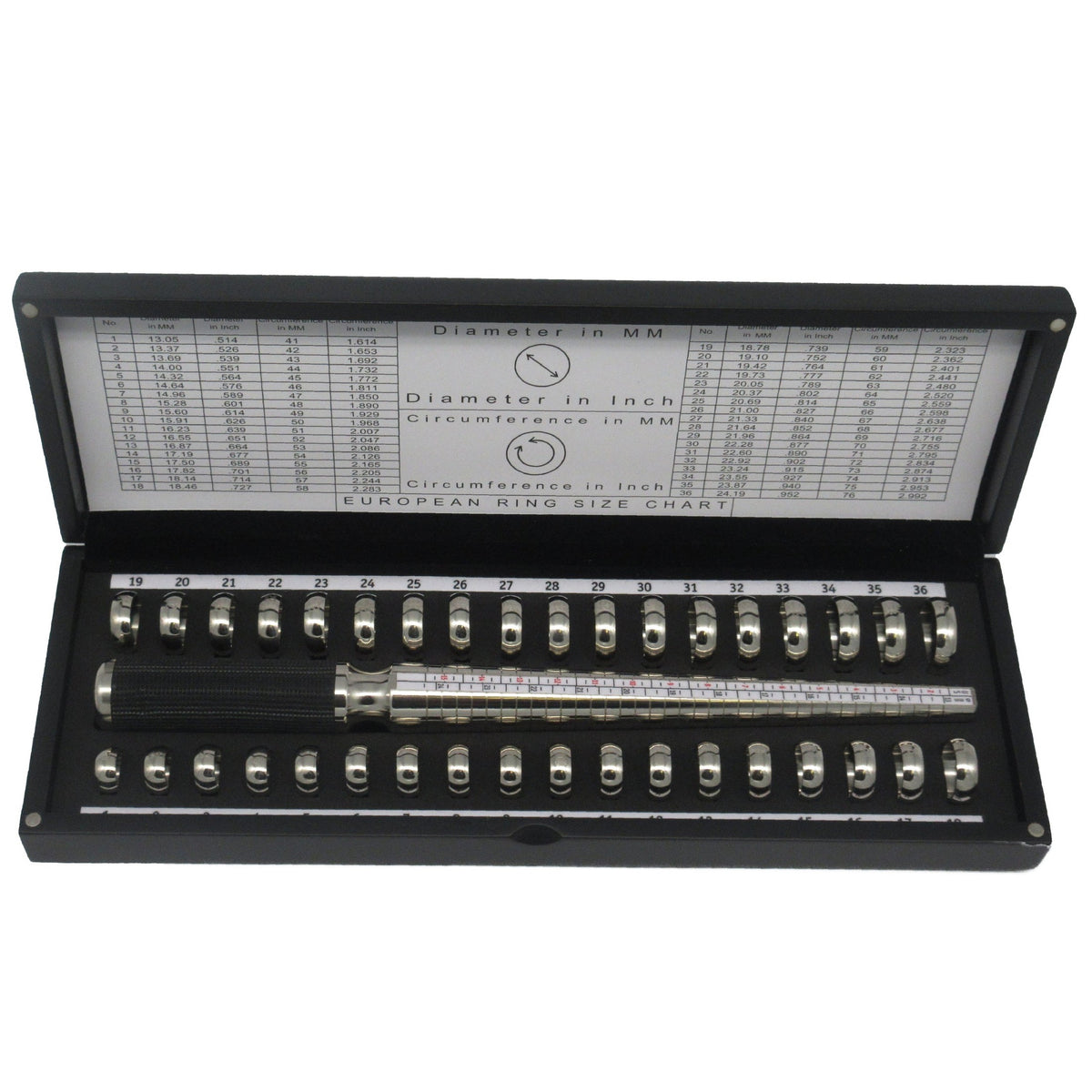 European Ring Sizer Set