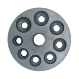 Metal ring reducer die plate used with ring stretcher and reducer machine