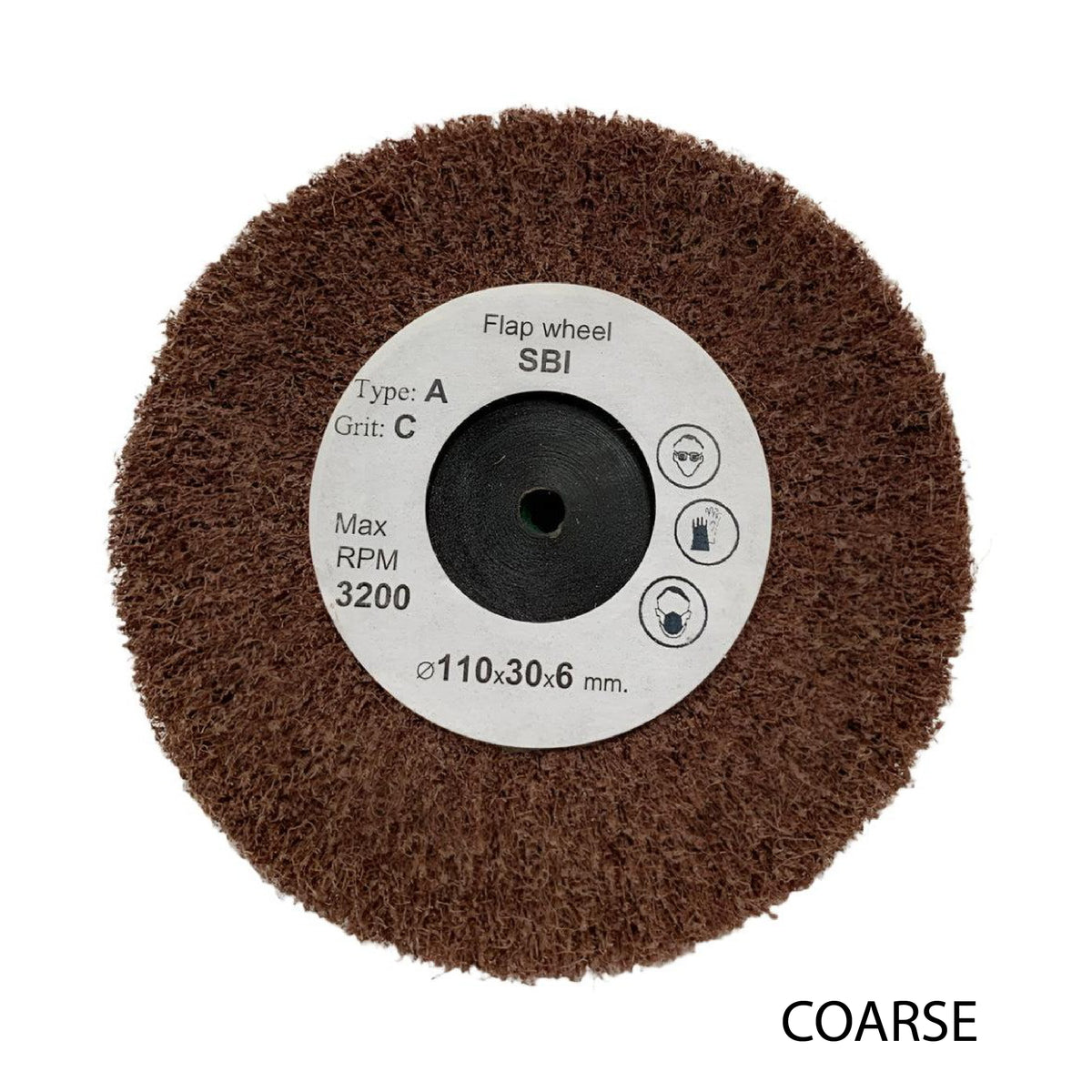 Satin polishing wheel for precious metal jewellery finishing