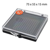 GelBox precision parts storage cases in three sizes (CPKS5510, CPKS7515, CPKS8512) for diamond trade storage and transport SIZE 2