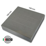 Professional steel forming block for shaping and doming precious metals