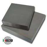 Steel bench dapping block made in Italy for jewelers, goldsmiths, silversmiths, and professional metal forming applications