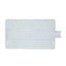 White gemstone tray with multiple hole sizes for grading stones