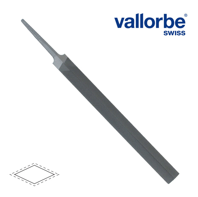 Vallorbe LP1860 Screwhead Clock File 150mm Swiss precision file for watchmaking, clockmaking, jewelry repair, and fine metal finishing