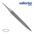 Vallorbe LP1960 crossing hand file 6 inch, cuts 00 to 4, for jewellery making