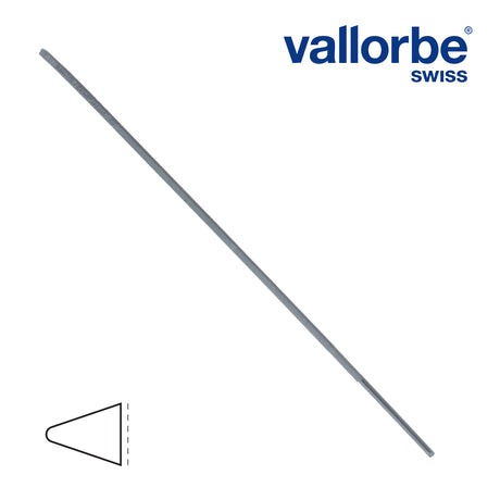Vallorbe cylindrical escapement file for jewelry making