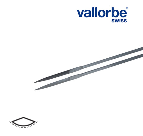 Swiss precision escapement file for watchmaking