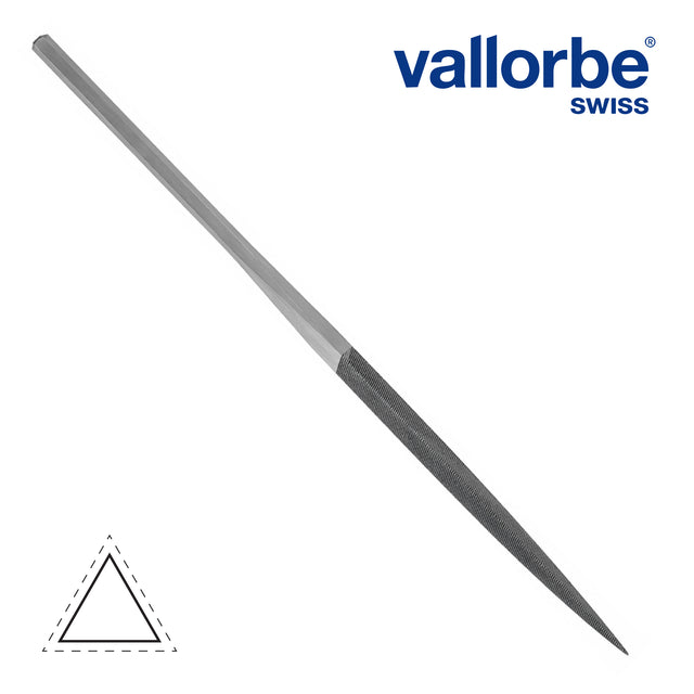 Vallorbe Habilis three-square file 215mm Cut 00