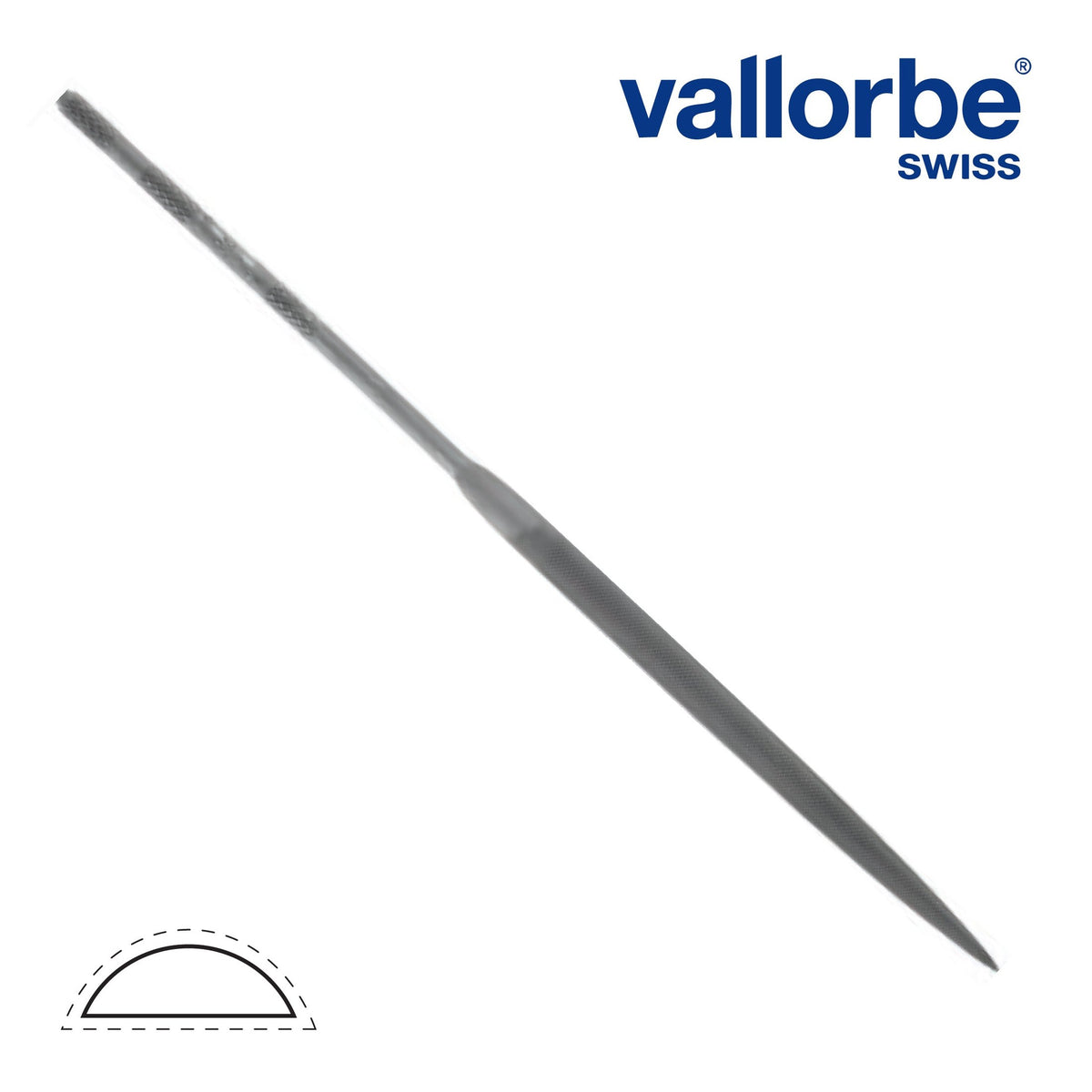 Needle File - Vallorbe - Half Round