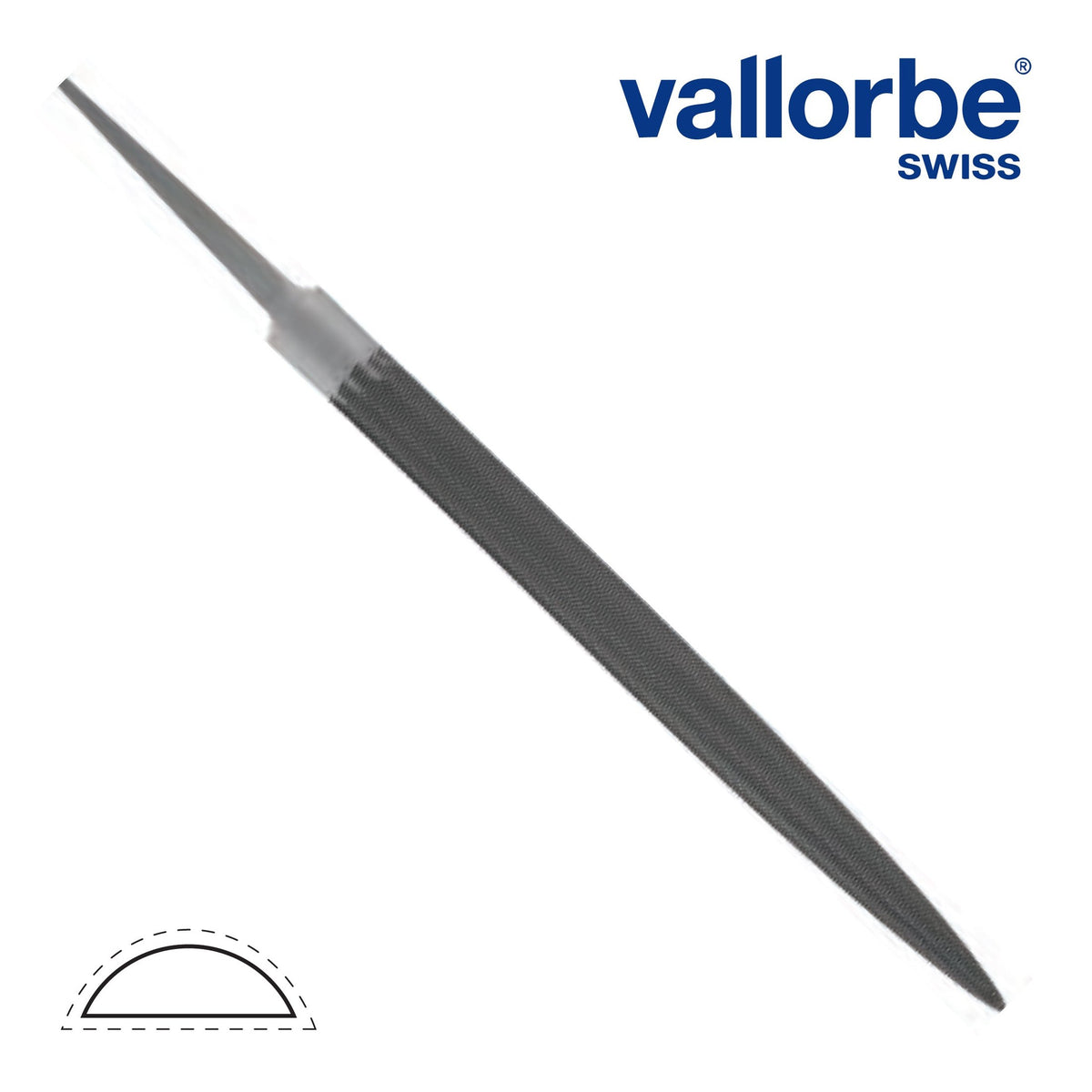 Swiss Precision Files - Vallorbe - Halfround Small - LP1566 - 150mm
