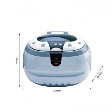 Portable ultrasonic cleaner for home and professional use