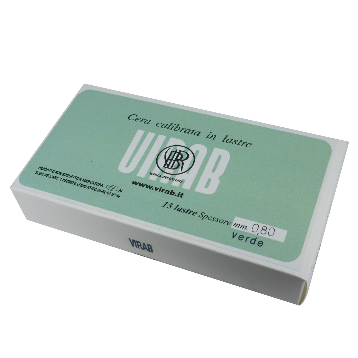 VIRAB - Wax Sheets - PINK - Rectangular - 15 x 8 cm