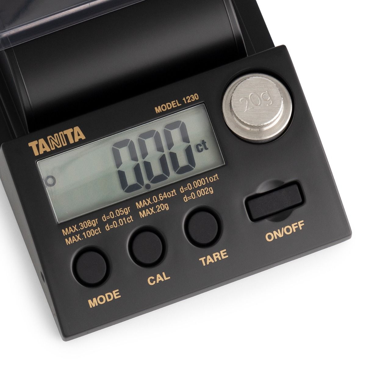 Professional scale for jewelers, gemstone graders, and diamond dealers