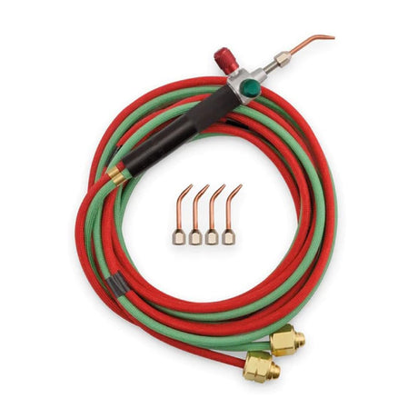 Professional Smith Little Torch jewelry soldering torch kit with precision flame control, hoses and interchangeable curved tips