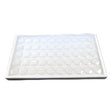 White Tray with 50 Gem Jars