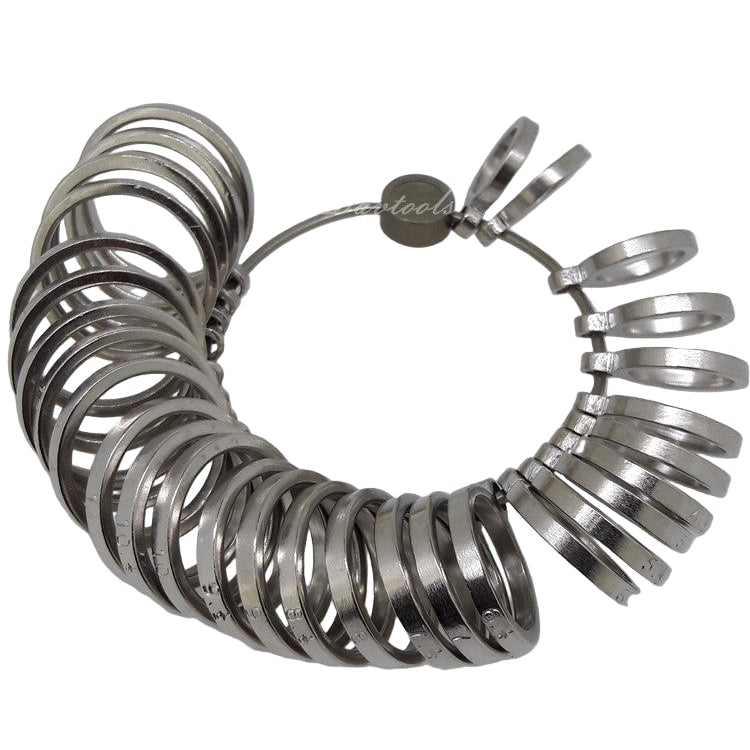 OUTLET! METAL RINGSIZER USA/CANADA - SIZES : 1 - 15.5