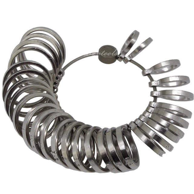 OUTLET! METAL RINGSIZER USA/CANADA - SIZES : 1 - 15.5