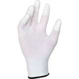 Jewellery making gloves with reinforced fingertips