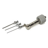 Microflame oxygen propane torch attachment with interchangeable needles