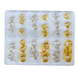Assortment Spring Rings - Gold plated & Silver