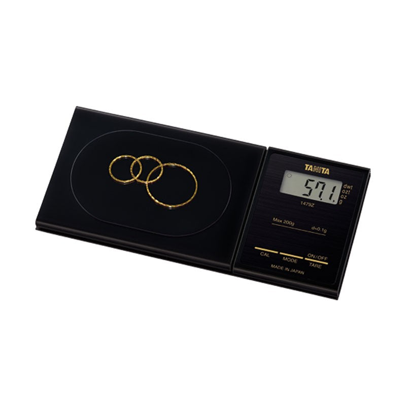 TANITA 1479Z pocket scale side profile 10mm thickness