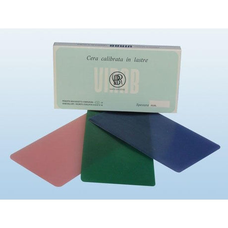 Virab - Wax Sheets - GREEN - Rectangular - 15 x 8 cm