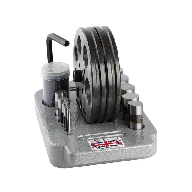 Durston disc cutter set 10 piece punches 3mm to 32mm