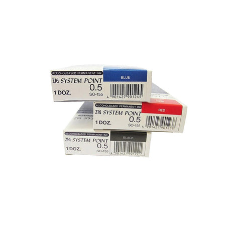 Promotion Markers - Zig System Point 0,5 - Kuretake Japan