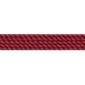 Carded Bead Cord - 100% Natural Silk - Griffin - RED