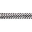 Carded Bead Cord - 100% Natural Silk - Griffin - Grey