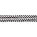 Carded Bead Cord - 100% Natural Silk - Griffin - Grey