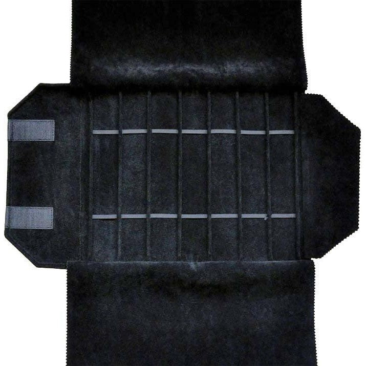 Jewelry Roll - Bracelets - Watches - 7 elastics - BLACK