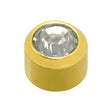 CAFLON BIRTHSTONES - GOLD PLATED OR WHITE STAINLESS